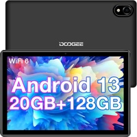 DOOGEE U10 PRO Tablet 10 Zoll Android 13 Tablet PC, 20 GB RAM 128 GB ROM (TF 1 TB), 5060 mAh Akku, Kinder Tablet HD, 8 MP Kamera, 3.5 mm Klinkenkopfhörer/BT 5.0/WiFi6/OTG,TÜV Eye Protection, grau