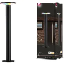 Paulmann LED Pollerleuchte Plate Anthrazit Zigbee RGBW 60 x 15,9 cm