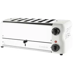 Rowlett Toaster Weiß 6 Schlitze Mit 2 Zusätzlichen Elementen Und Sandwichkäfig