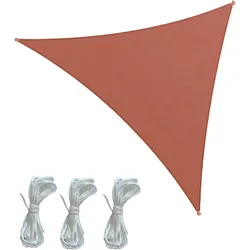Sonnensegel Rebecca Mobili Palma 500x500x500 Polyester Wasserdicht Stahl Rot