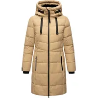 Marikoo Damen Winter Steppjacke lang B978«, beige