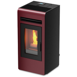 KALOR Pelletkamin | Cayenne Angela 10 | 8,7 kW | Bordeaux