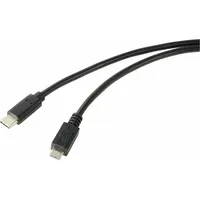 Renkforce USB-Kabel USB 2.0 USB-C® Stecker, USB-Micro-B Stecker 1.00