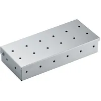 Severin Räucherbox Edelstahl Silber