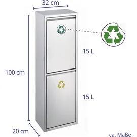 Svita V2X15 30 l Silber