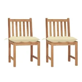 vidaXL Gartenstuhl 24 x 48 x 90 cm braun 2 St.