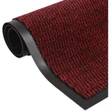 vidaXL Schmutzfangmatte Rechteckig Getuftet 120x180 cm Rot