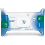 Dr. Schumacher CLEANISEPT Wipes maxi Desinfektionstücher | Packung 100 Tücher