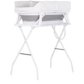 Chipolino Babywanne, Wickeltisch 2 in 1 Sonata Ständer faltbar Thermometer 11 kg grau