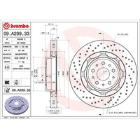 Brembo Bremsscheibe BREMBO 09.A299.33