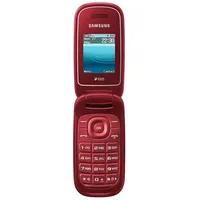 Samsung GT-E1272 RED, ROT, Klapphandy Tastenhandy, Duos, Werkshandy + Geschenk