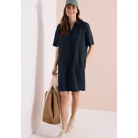 Cecil Blusenkleid Knielang Blau L