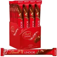 Lindt Lindor Milch Sticks, 912g, je 38g, 24 Riegel