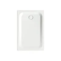 Bette BetteUltra Duschwanne 1680-440T 120x80x3,5cm, Wannenträger, snow