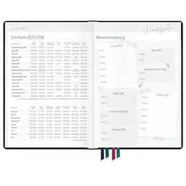 häfft® verlag Lehrerkalender August 2025 - Juli 2026 Schwarz