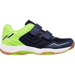 PRO TOUCH Kinder Volleyballschuhe Hallenschuhe, NAVY/ GREEN LIME, 28
