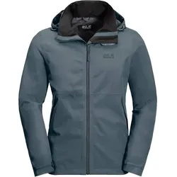 JACK WOLFSKIN Herren Outdoor Jacke "Evandale", storm grey 6098, XXL