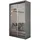 masseno Schwebetürenschrank FIORELLA 120 x 216 x 61 cm Grau
