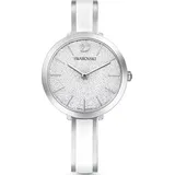 Swarovski Crystalline Delight Uhr, Metallarmband, Weiss, Edelstahl