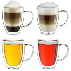 Creano Thermoglas doppelwandig 0,4 l 4 St.