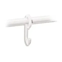 Hewi 477 Haken 477.30.02099 reinweiß, Höhe: 105mm, zum Aufschieben