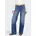 Judy Straight Leg in Mittelblau-L