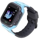 Kinder-Smartwatch, 2G-GPS-Tracker, Kinder-Telefon-Smartwatch mit SOS, SMS, 2-Wege-Anruf, Taschenlampe, Klassenzimmermodus, 1,44-Zoll-Farb-Touchscreen-Armbanduhr für (Blau)