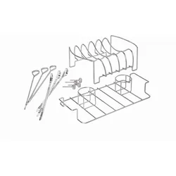 Napoleon Starterset für Fleisch-Liebhaber, Thermometer & Rippchenhalter & Spieße & Hähnchenhalter