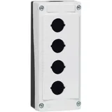 BACO LBX0400 224204 Leergehäuse 4 Einbaustellen (L x B x H) 173 x 74 x 47.9 mm Grau, Schwarz 1 St.