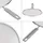 Onvaya ONVAYA® Pfannenspritzschutz | 3-TLG. Set | ∅ 20-29 cm | rostfreier Edelstahl | Spritzschutz Pfannen | Fettspritzschutz