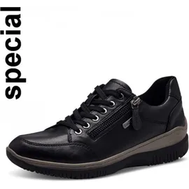 Jana Schnürschuh Damen Schwarz 38