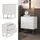 Vicco Nachtschrank Calvin 45 x 50 x 50 cm Weiß