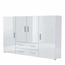 Vladon Highboard 166 x 106 x 35 cm Weiß