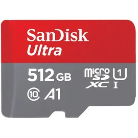 SanDisk Ultra microSD + SD-Adapter UHS-I U1 A1 150 MB/s 512 GB