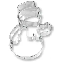 RBV Birkmann Birkmann, Plätzchen-Ausstechform Schneemann, 8 cm, Edelstahl, mit Innenprägung, hochwertige Qualität