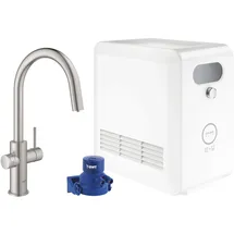 Grohe Blue Professional C-Auslauf Set supersteel 31325DC2