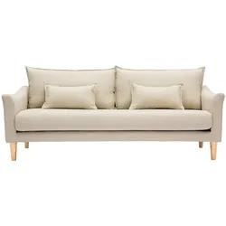 Design-Sofa 3 Plätze beiger KATE