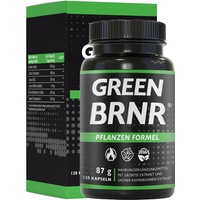 BRNR GREEN BRNR - Grüntee Extrakt hochdosiert 120 Kapseln mit extra viel EGCG + Polyphenole, Green Tea Kapseln, Grüner Tee Stoffwechsel St