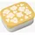 Liewood Arthur Gemusterte Brotdose, White/Yellow