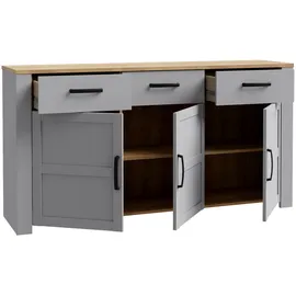 Forte Sideboard »Bohol«, Breite 166 cm grau