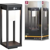 Paulmann Solarleuchte Kunststoff 40,0 cm inkl. Bewegungsmelder schwarz