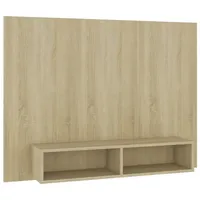 VidaXL TV-Wandschrank Sonoma-Eiche 120x23,5x90 cm Holzwerkstoff