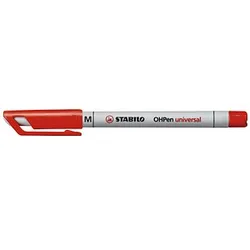 10 STABILO OHPen universal Folienstifte rot 1,0 mm non-permanent
