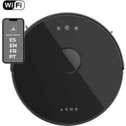Aeno RC3S - Beutellos - Schwarz - Rund - Acrylnitril-Butadien-Styrol (ABS) - Glas - 0,6 l - 65 dB
