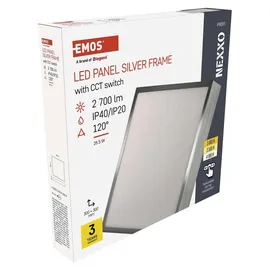 EMOS NEXXO 1 quadratisch silber