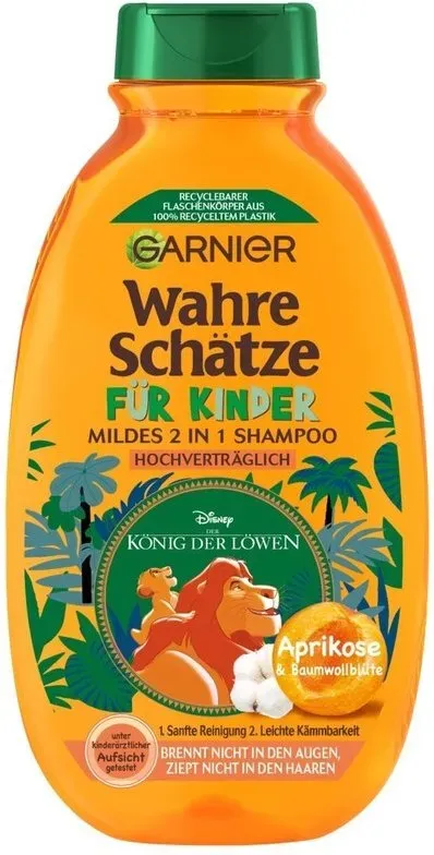Garnier Wahre Schätze Kinder Shampoo Aprikose & Baumwollblüte 250 ml