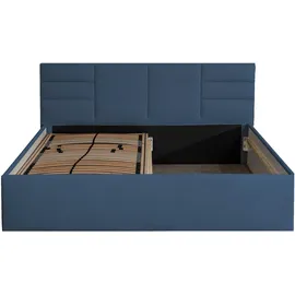 Halmon Schlafkomfort Betten Madera 180 x 200 cm H3 Blau