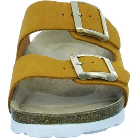 ROHDE Pantolette Velours Leder zwei Schnallen Komfortweite Alba 5590, Größe:37 EU, Farbe:Orange - Orange - 37