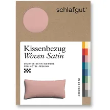 schlafgut Kissenbezug Woven Satin 40 x 80 cm Lila