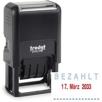 Trodat Printy-Dater 4750/L2 Datumstempel BEZAHLT